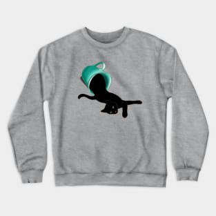 Cat Coffee Crewneck Sweatshirt